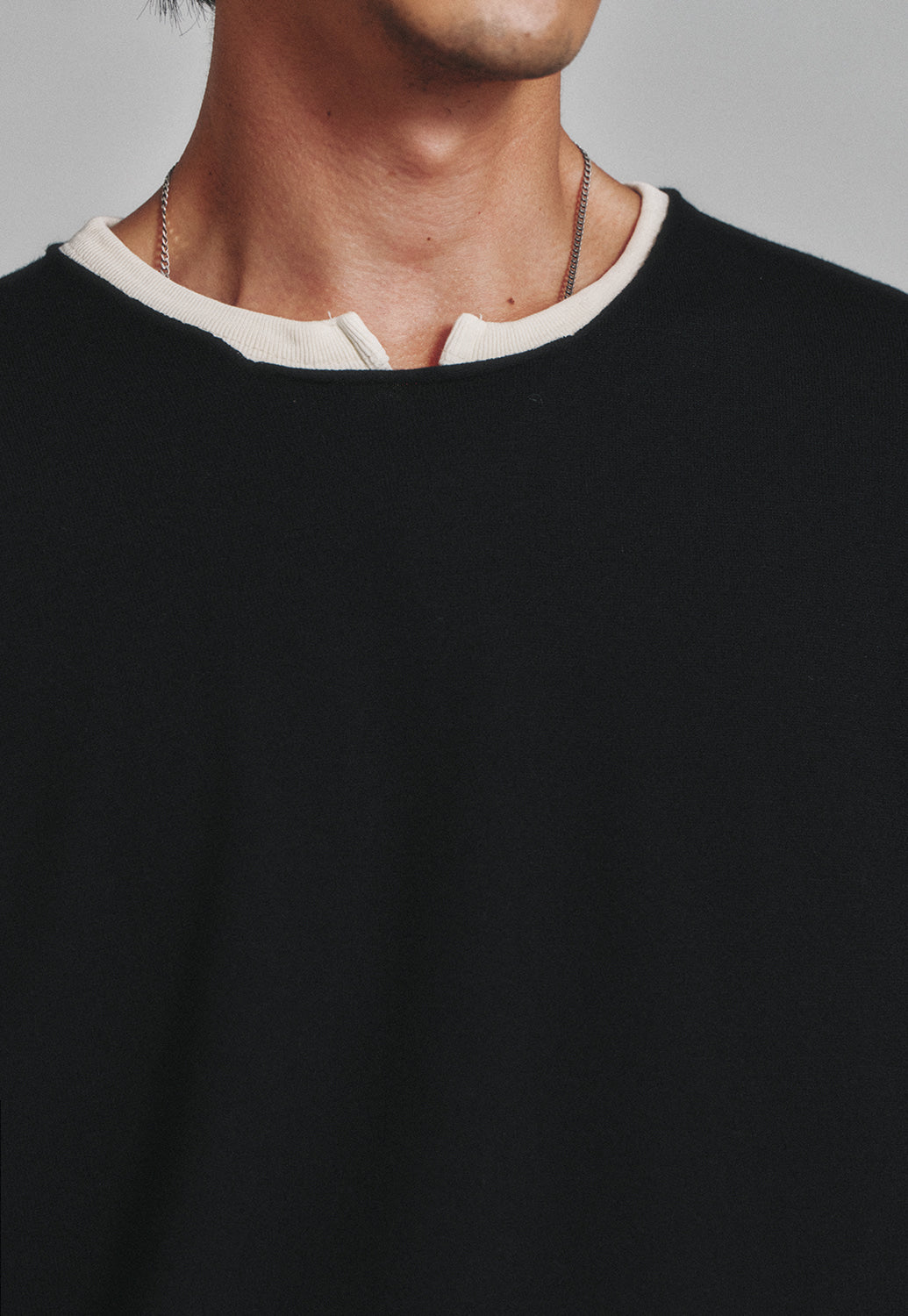 Art if acts - Cut Off Knit (Black) product image 5 | TRAB K-Fashion Australia