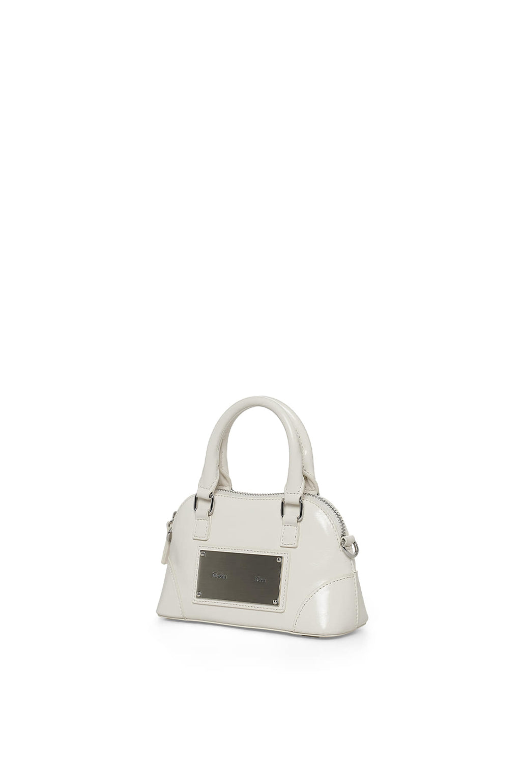 Matin Kim - Curve Zip Mini Bag (Light Grey) product image 6 | TRAB K-Fashion Australia