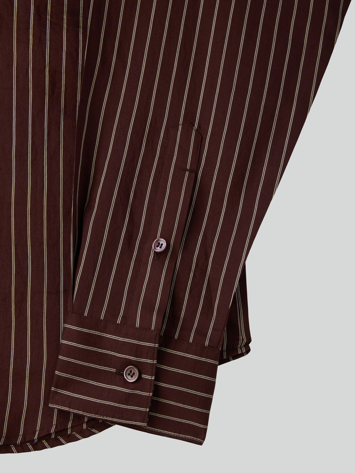 Recto - Lea Stripe Shirt (Red Brown) product image 14 | TRAB K-Fashion Australia