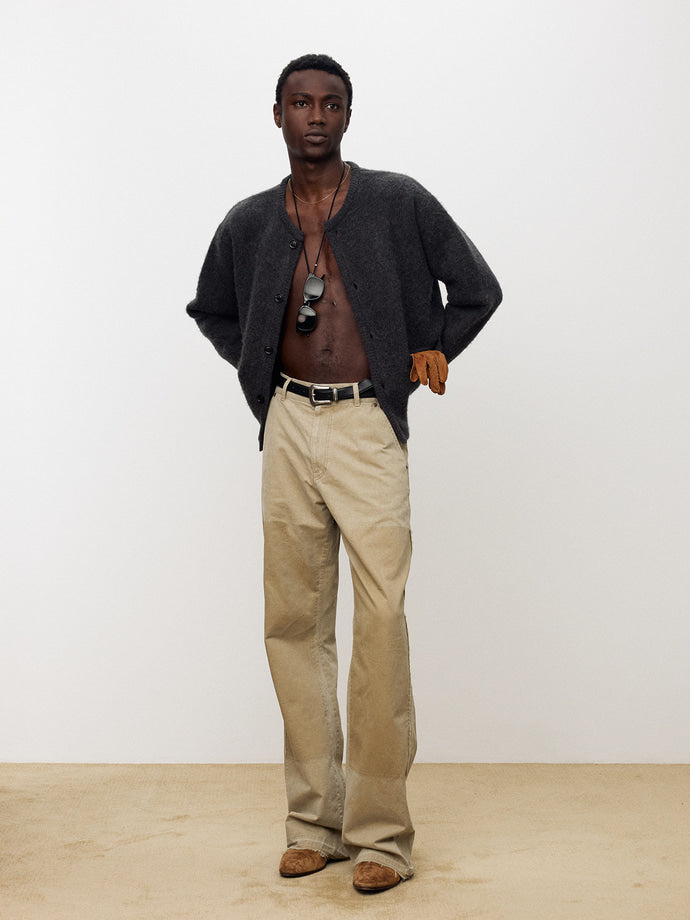 Tonywack - Alpaca Jacquard Knitted Blouson (Grey) product image 2 | TRAB K-Fashion Australia