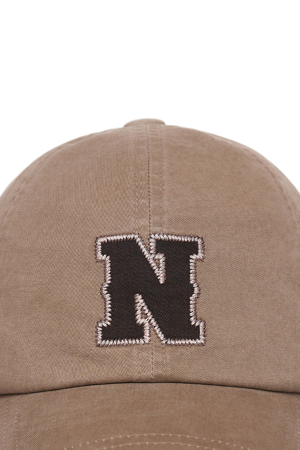 Matin Kim - Matin Initial Ball Cap (Beige) product image 4 | TRAB K-Fashion Australia