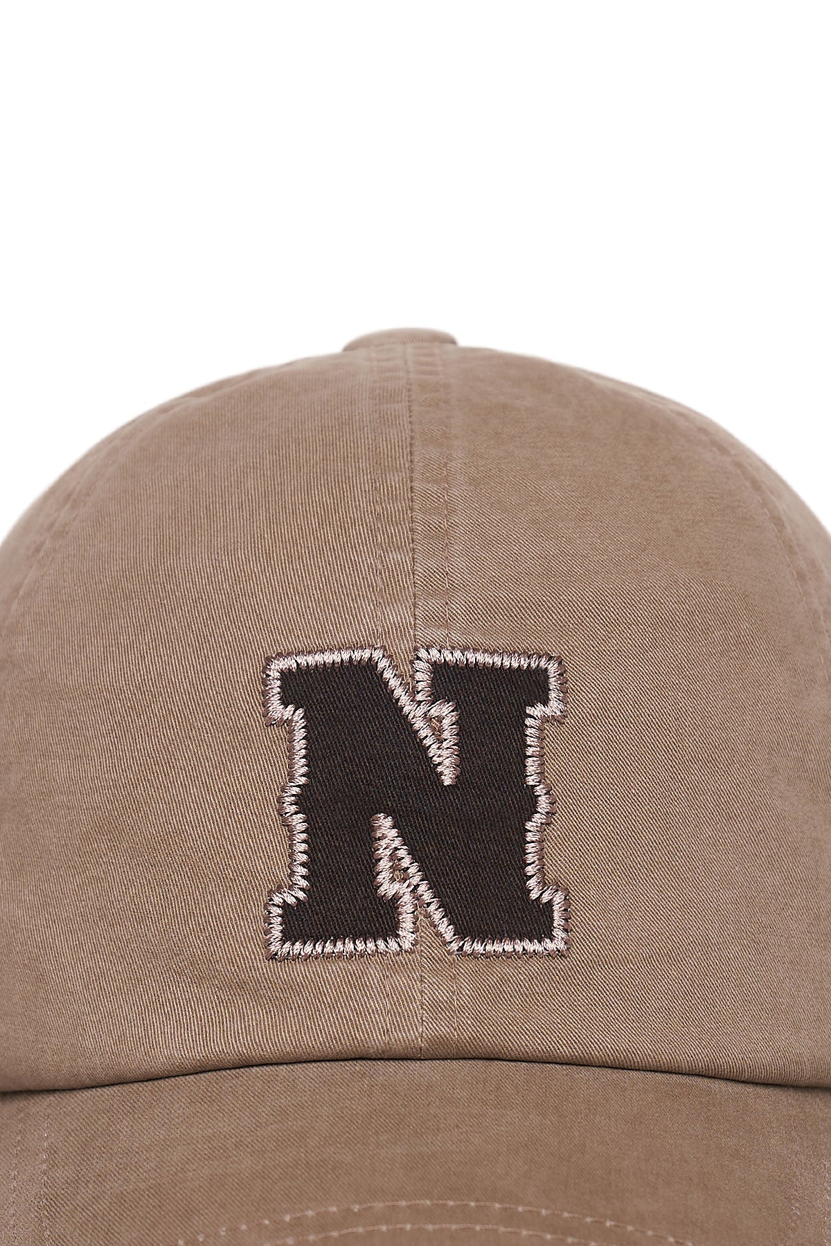 Matin Kim - Matin Initial Ball Cap (Beige) product image 4 | TRAB K-Fashion Australia