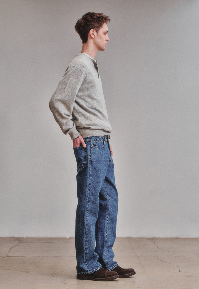 Art if acts - Regular Flare Jeans (Mid Blue) product image 3 | TRAB K-Fashion Australia