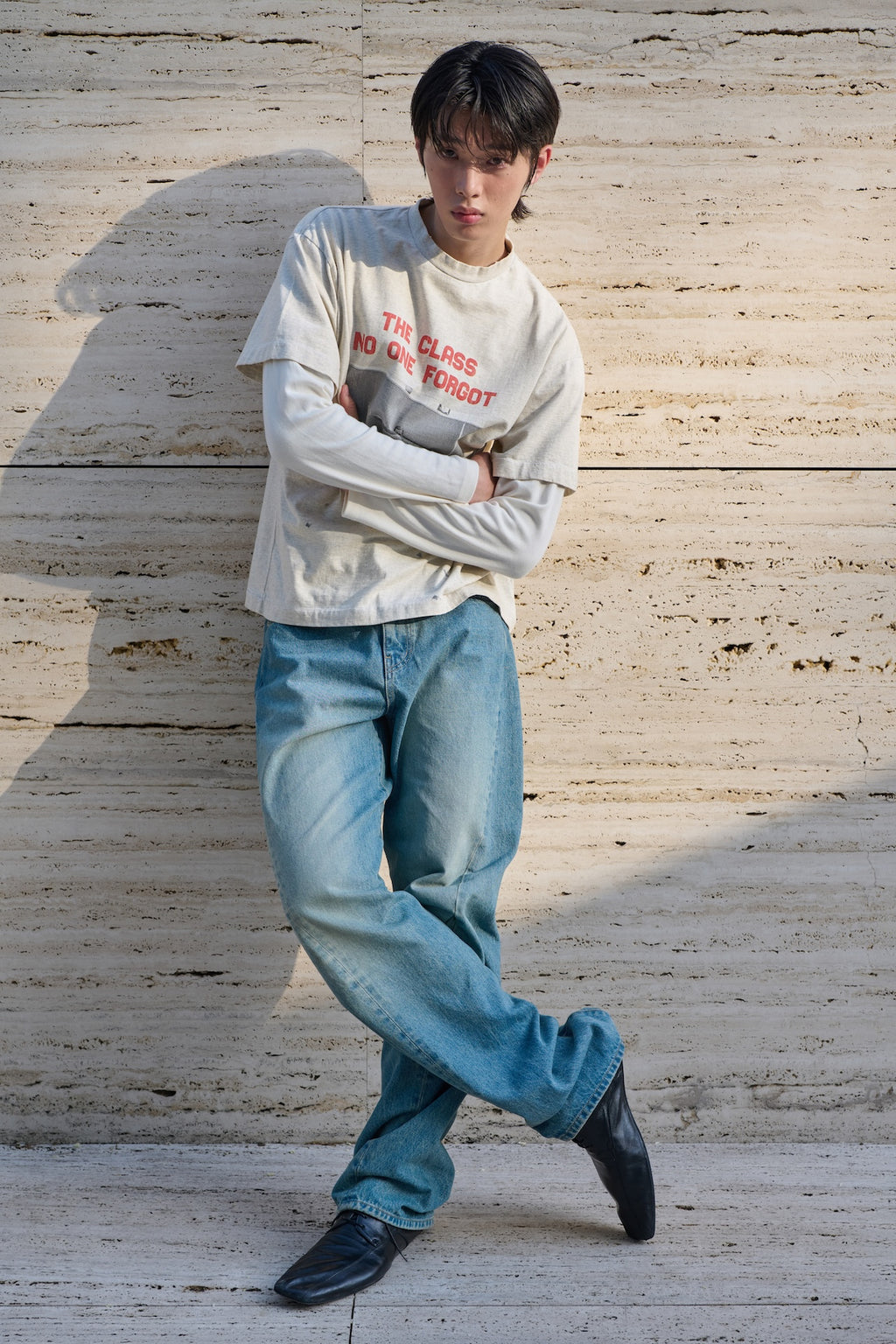STU - The Class T-shirt (Melange Grey) product image 11 | TRAB K-Fashion Australia