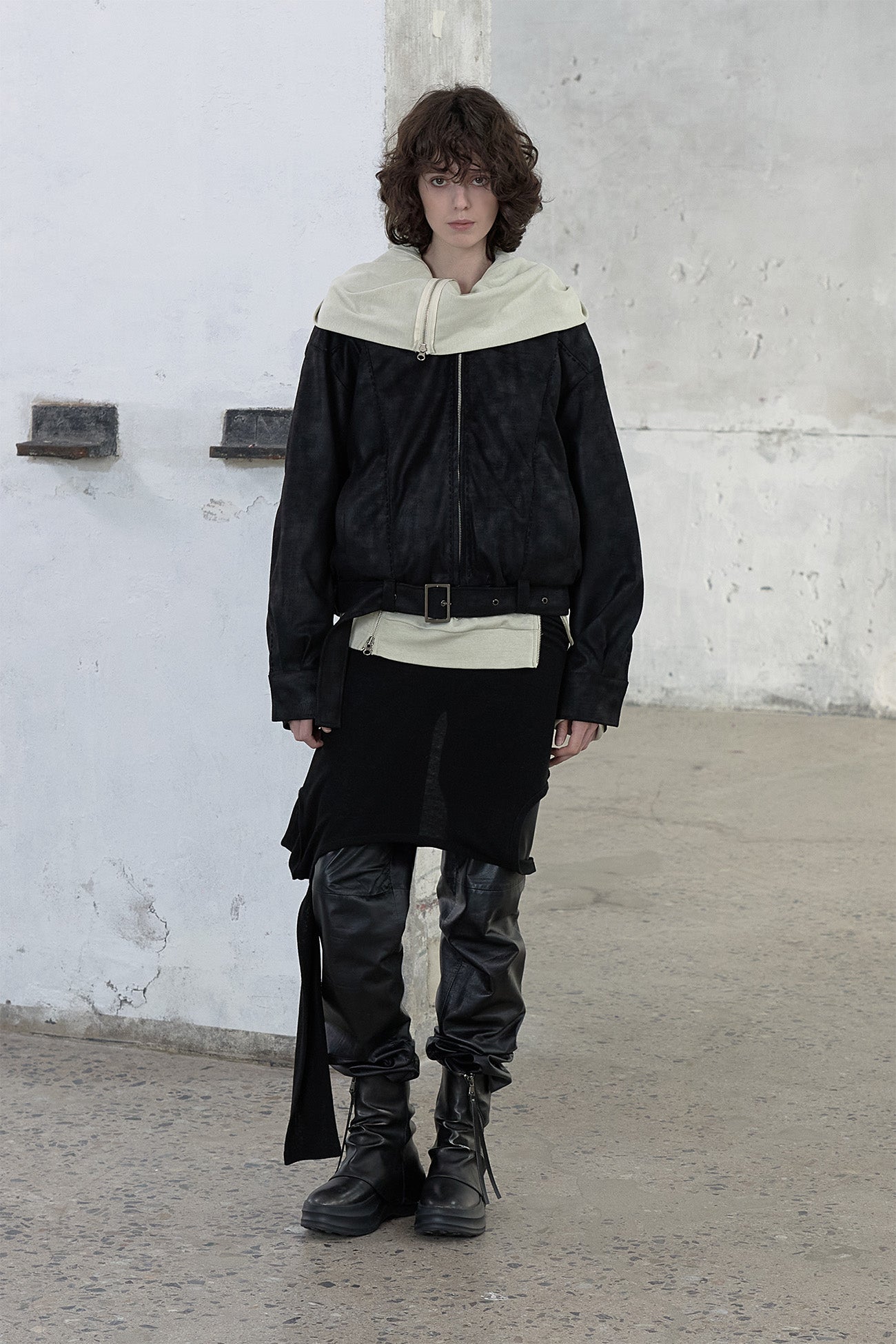 Deinet - Stitch Bomber Jumper (Black) product image 5 | TRAB K-Fashion Australia