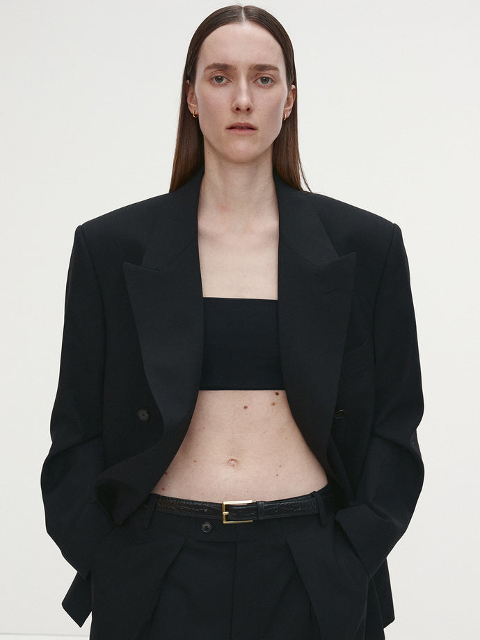 Tonywack - Light Wool Oversized Blazer (Black) product image 2 | TRAB K-Fashion Australia