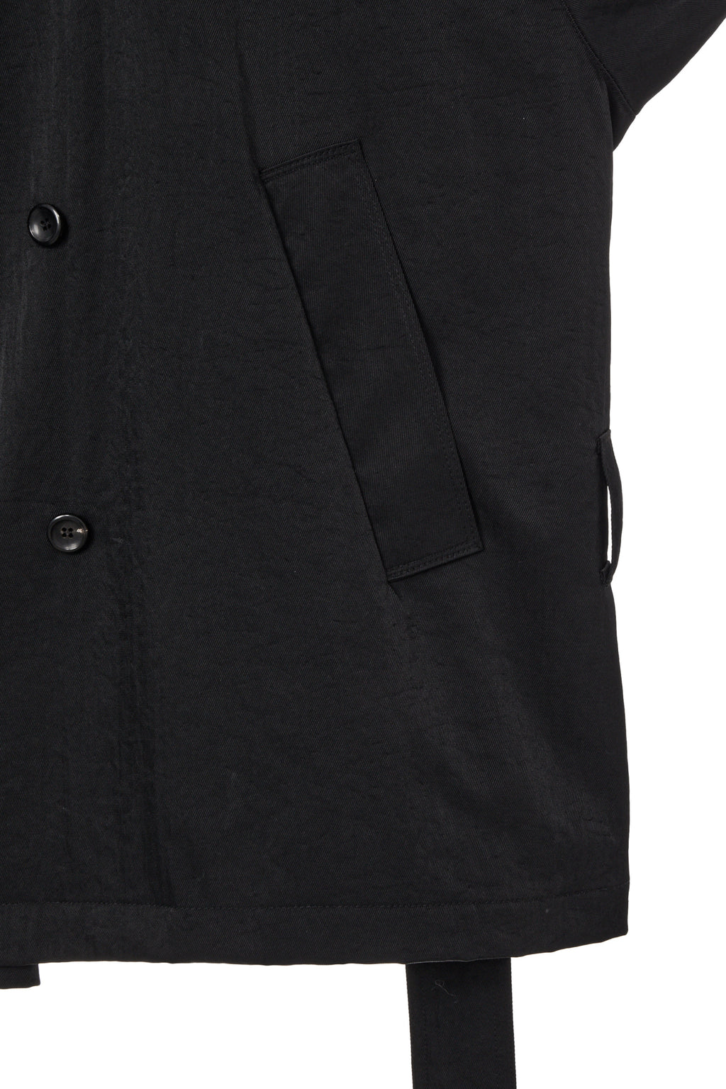 Deinet - Buckle Trench Jacket (Black) product image 6 | TRAB K-Fashion Australia