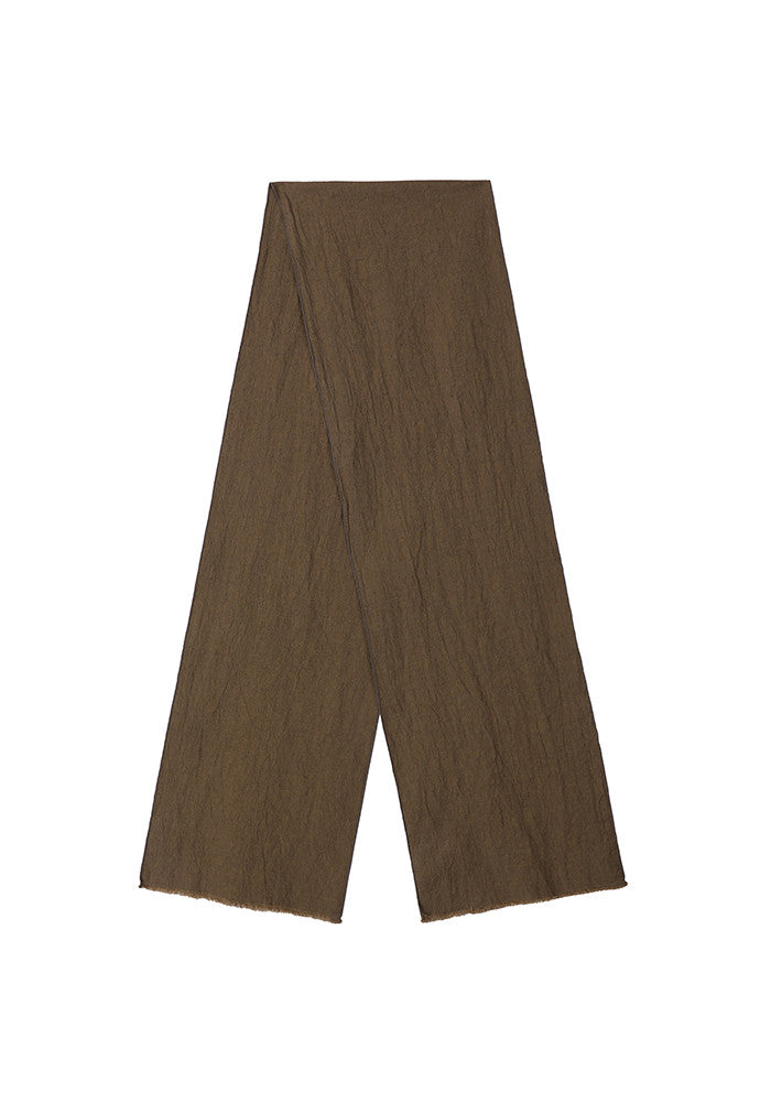 Art if acts - Linen Muffler (Olive) product image 4 | TRAB K-Fashion Australia