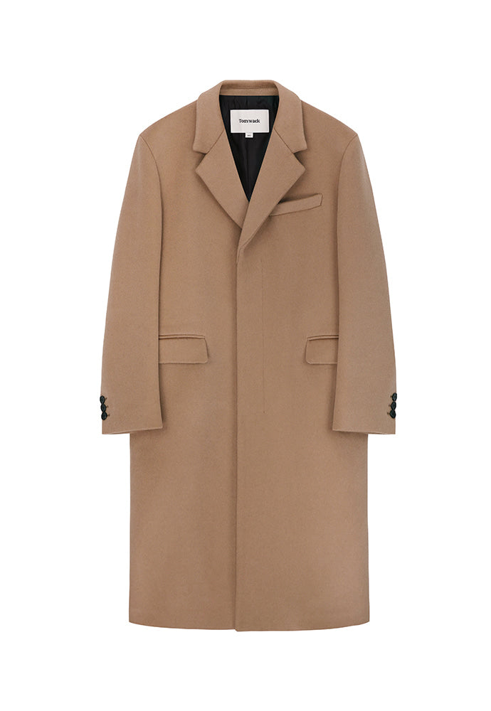 Tonywack - Cashmere Single-Breasted Tailored Coat (Camel) product image 7 | TRAB K-Fashion Australia