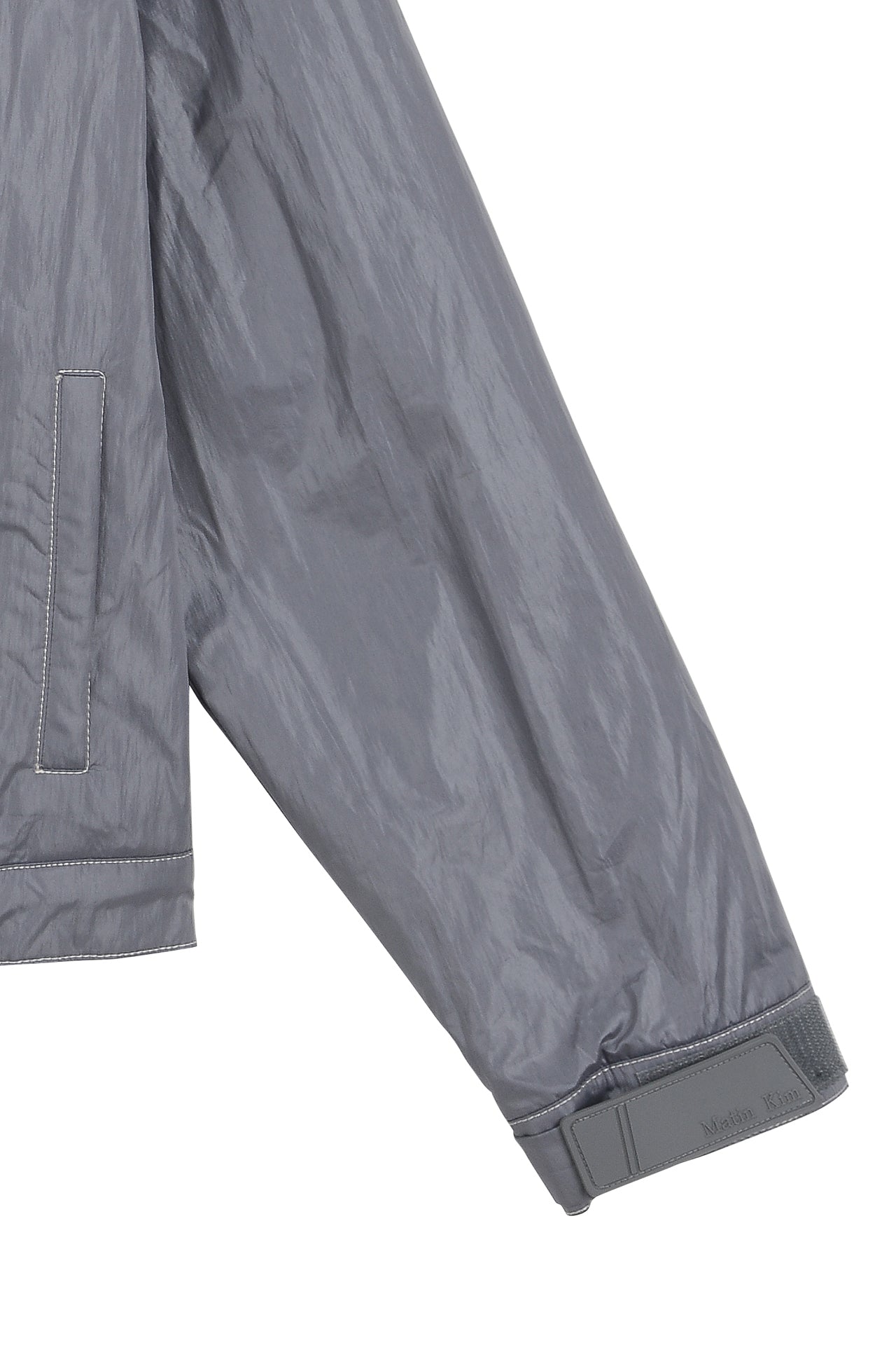 Matin Kim - Stitch Detailed Trucker Jumper (Grey) product image 4 | TRAB K-Fashion Australia