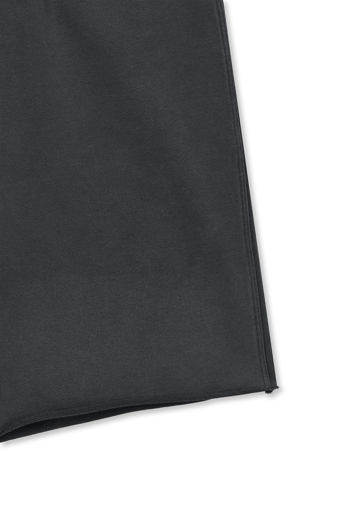 Matin Kim - Vintage Washed Back Logo Bermuda Sweatpants (Charcoal) product image 4 | TRAB K-Fashion Australia