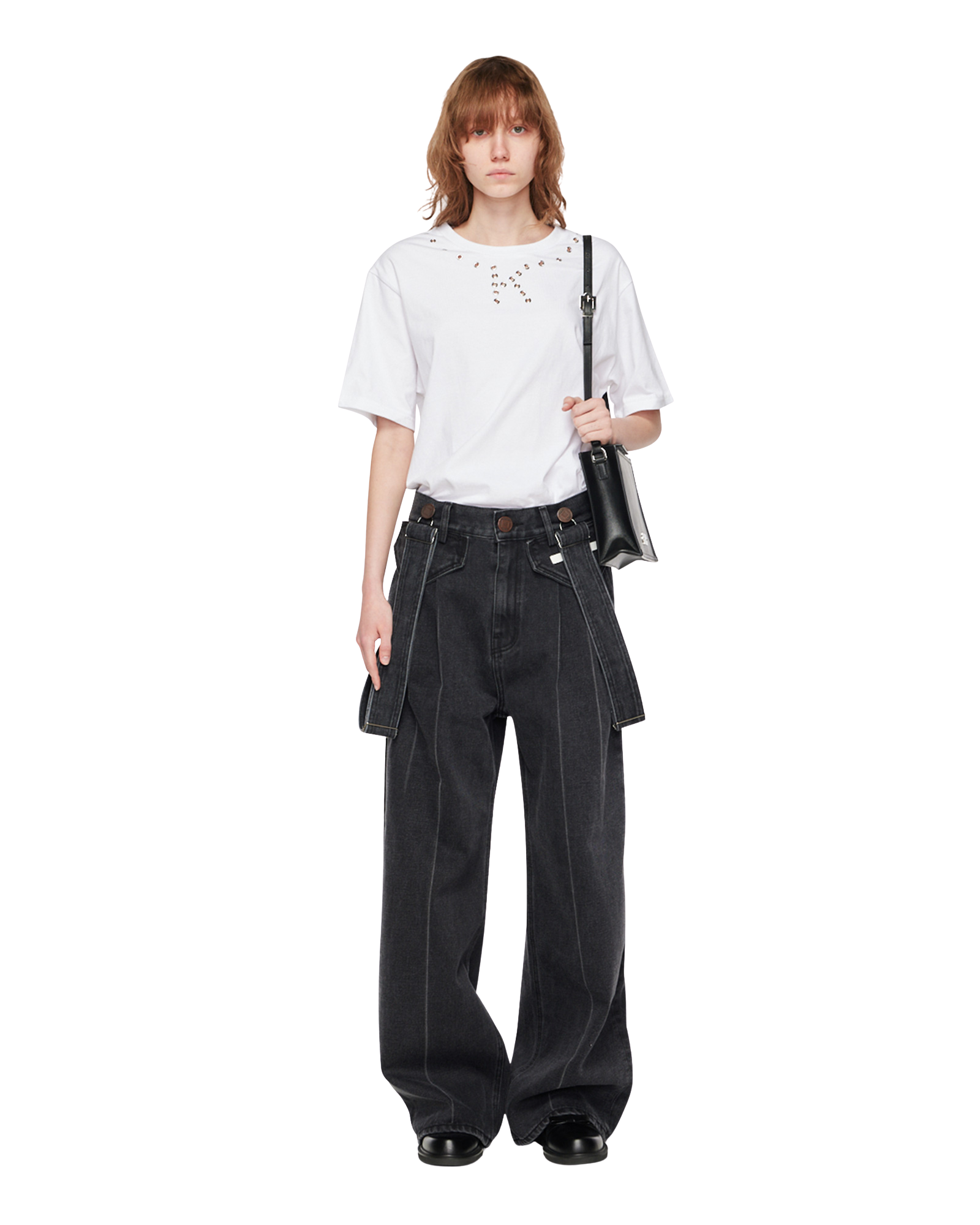Kimhe Kim - Two Pocket Overall (Black) product image 1 | TRAB K-Fashion Australia