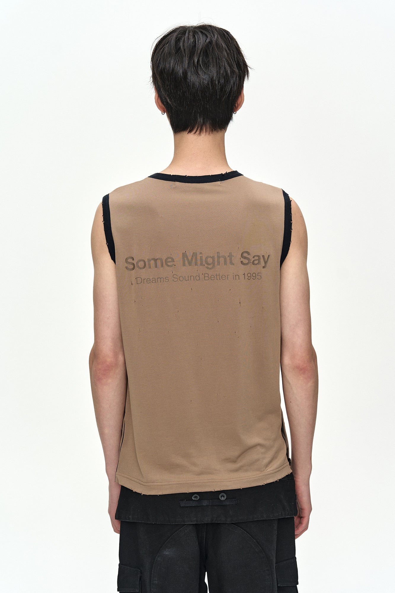 Andersson Bell - Brit Damaged Sleeveless (Beige) product image 5 | TRAB K-Fashion Australia