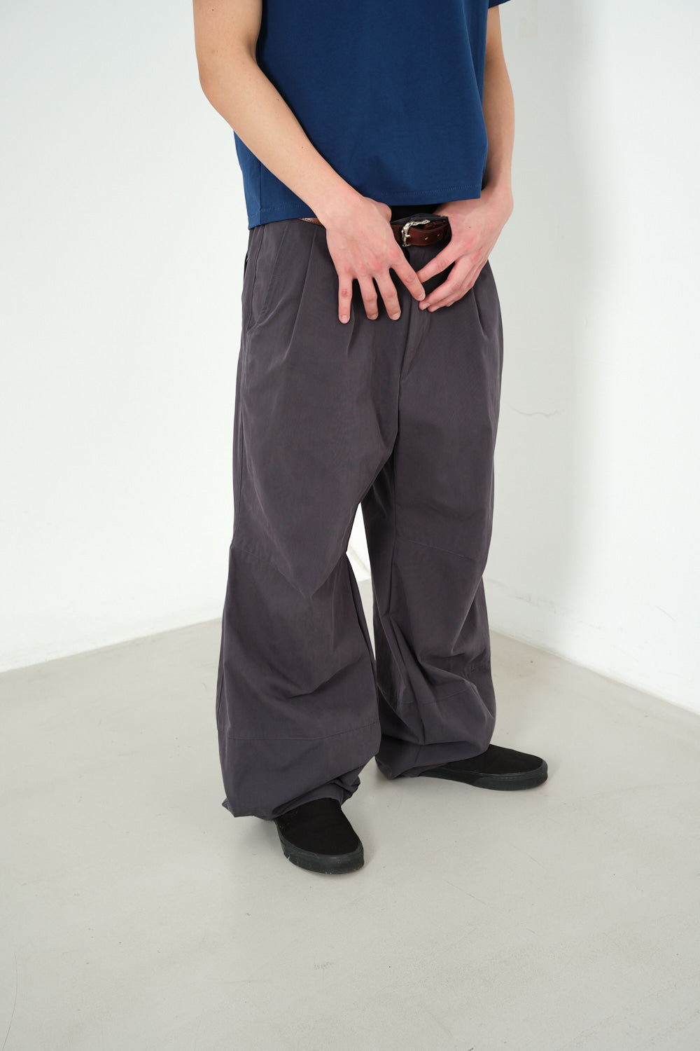Hatchingroom - Volume Pants CN (Blue Charcoal) product image 14 | TRAB K-Fashion Australia