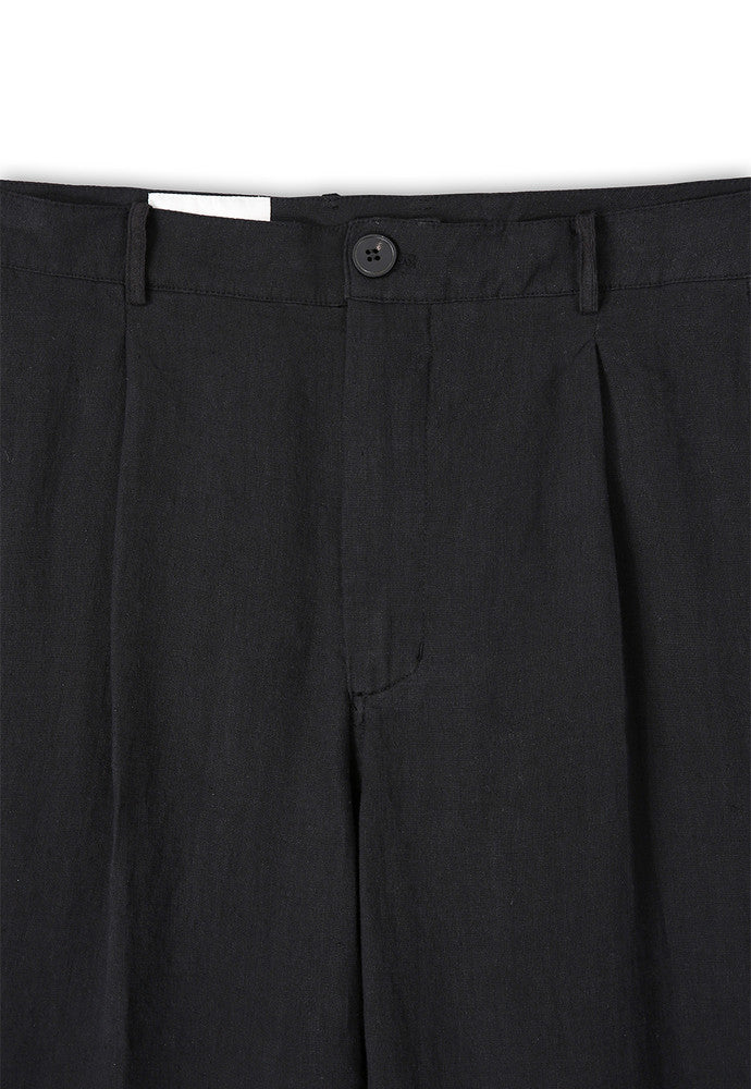 Art if acts - Linen One Tuck Pants (Black) product image 8 | TRAB K-Fashion Australia