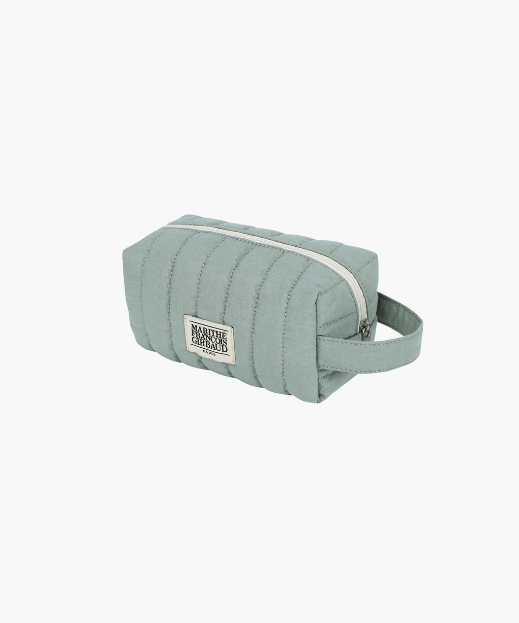 Marithe & Francois Girbaud - Classic Logo Quilted Pouch (Sky Blue) product image 2 | TRAB K-Fashion Australia