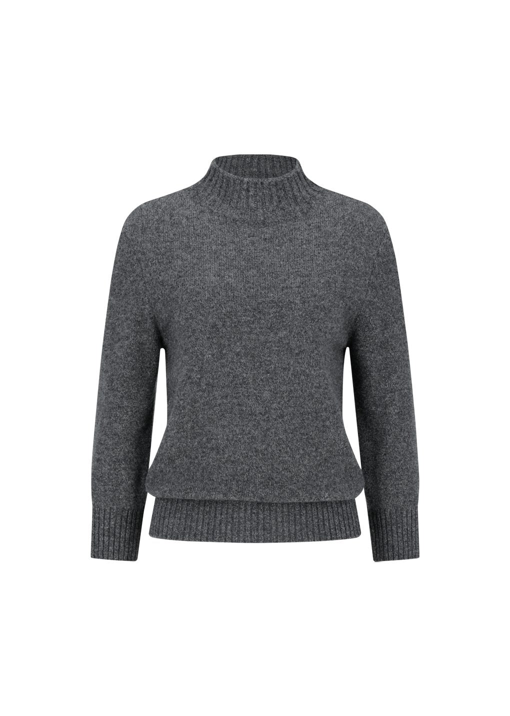 Amomento - Wool mock neck knit (Charcoal) product image 5 | TRAB K-Fashion Australia
