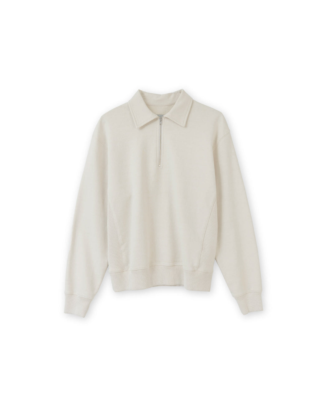 Brownyard - Washed Sweat Half Zip Up (Ivory) product image 5 | TRAB K-Fashion Australia
