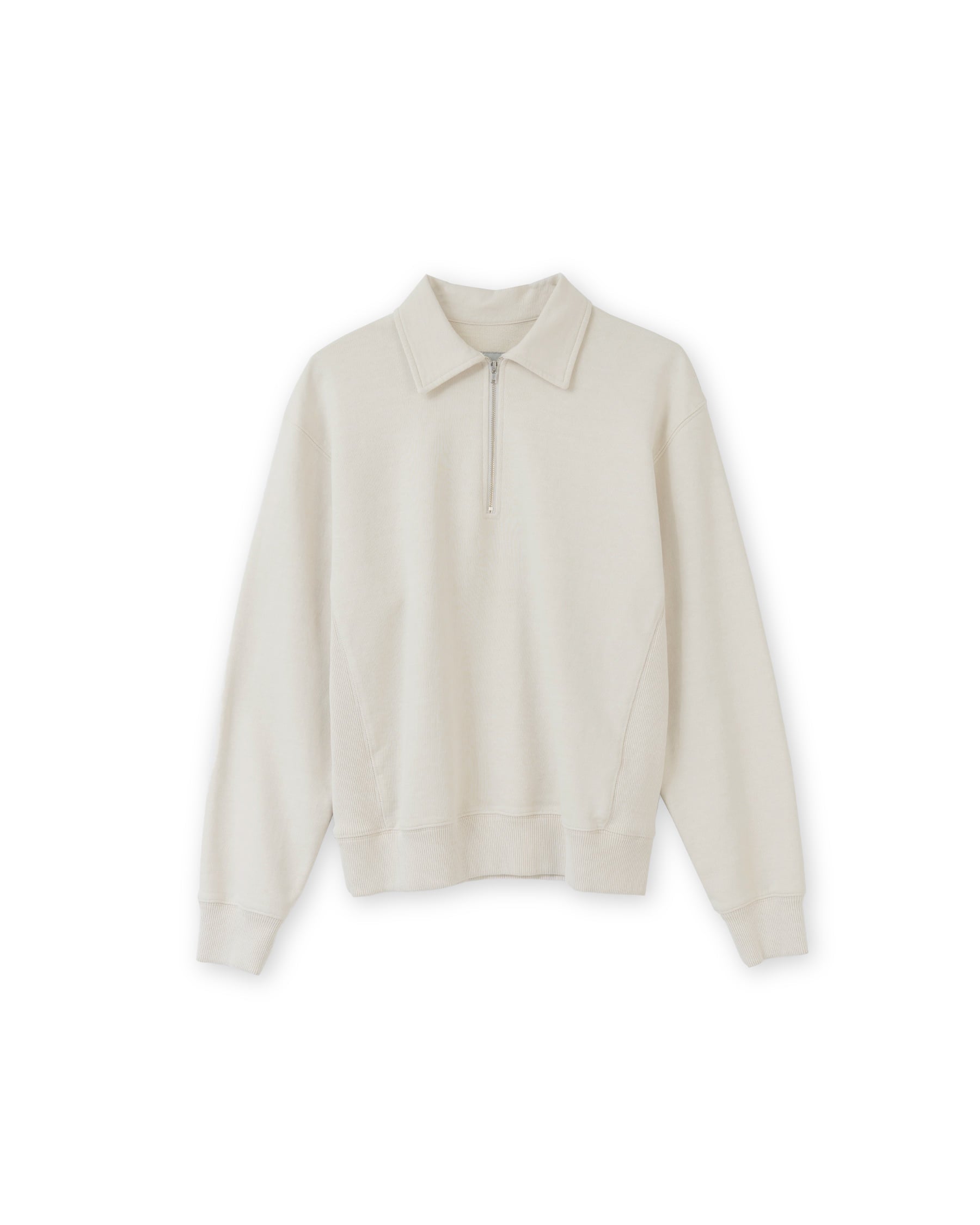 Brownyard - Washed Sweat Half Zip Up (Ivory) product image 5 | TRAB K-Fashion Australia