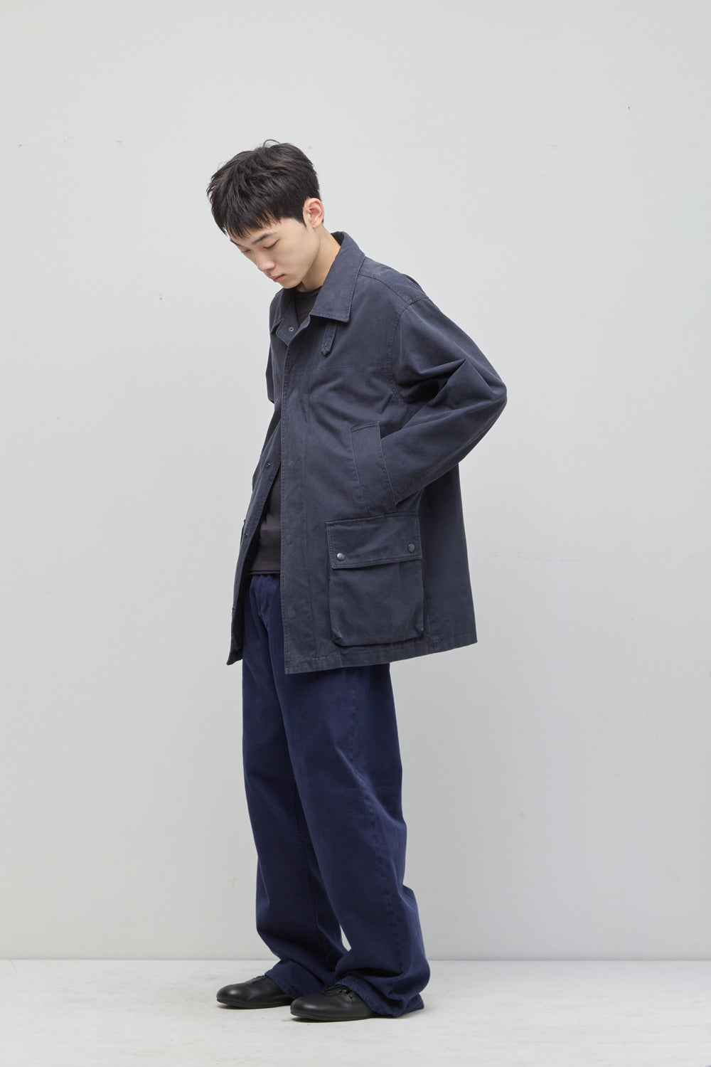Hatchingroom - Canvas Work Parka (Blue Charcoal) product image 13 | TRAB K-Fashion Australia