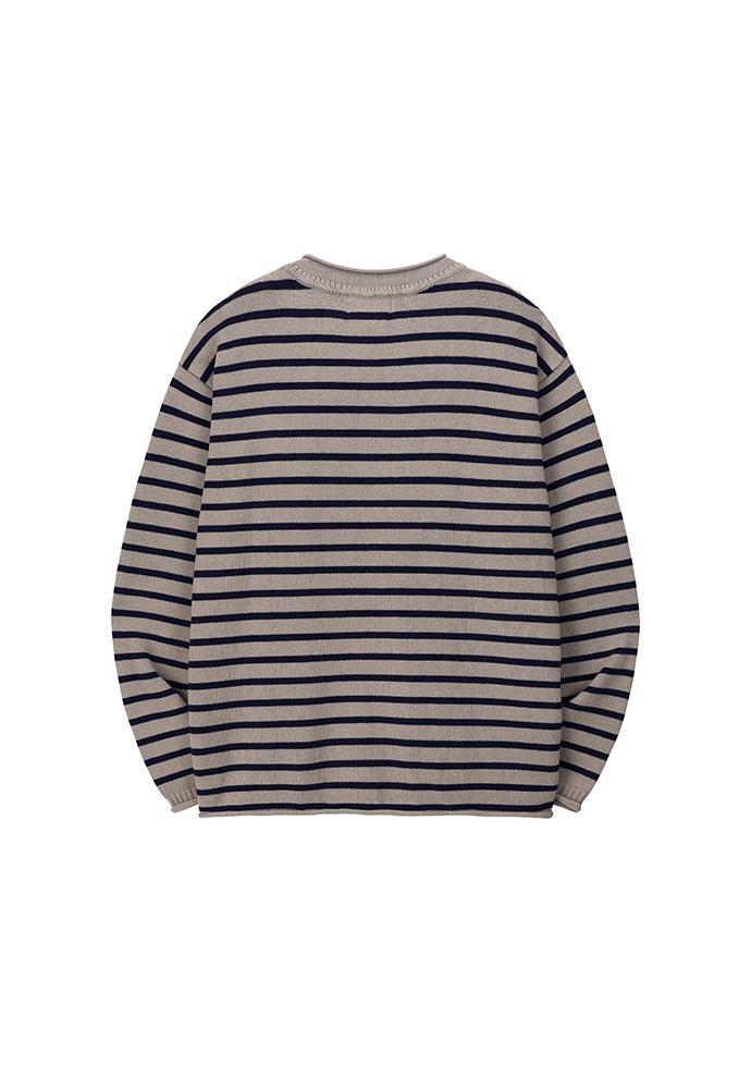 Art if acts - Roll up Pullover Knit (Truffle) product image 7 | TRAB K-Fashion Australia