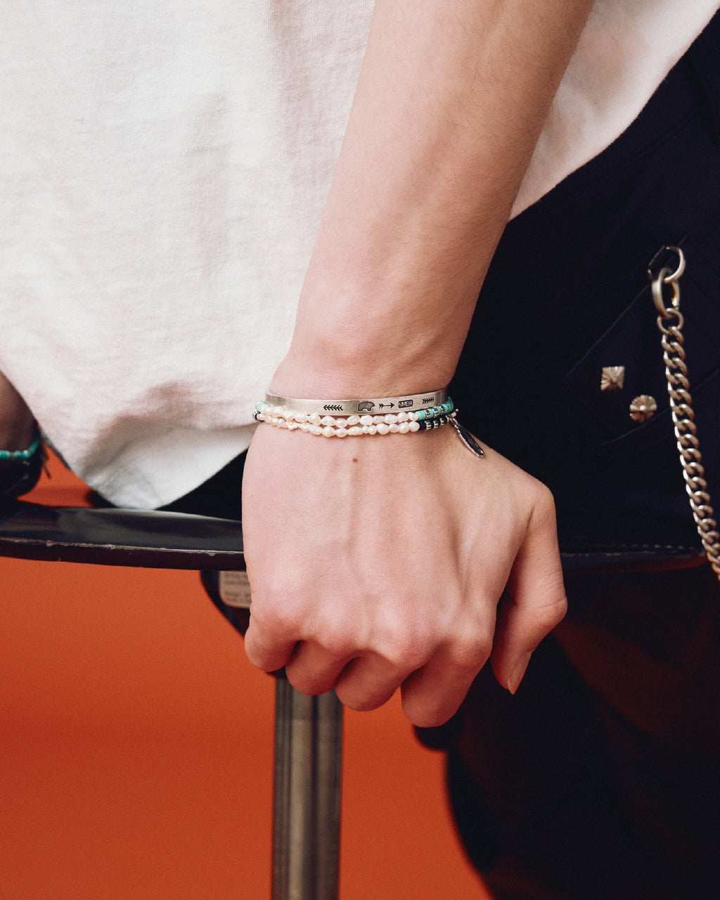 Numbering - Navajo Symbol Cuff Bracelet #5950 product image 4 | TRAB K-Fashion Australia