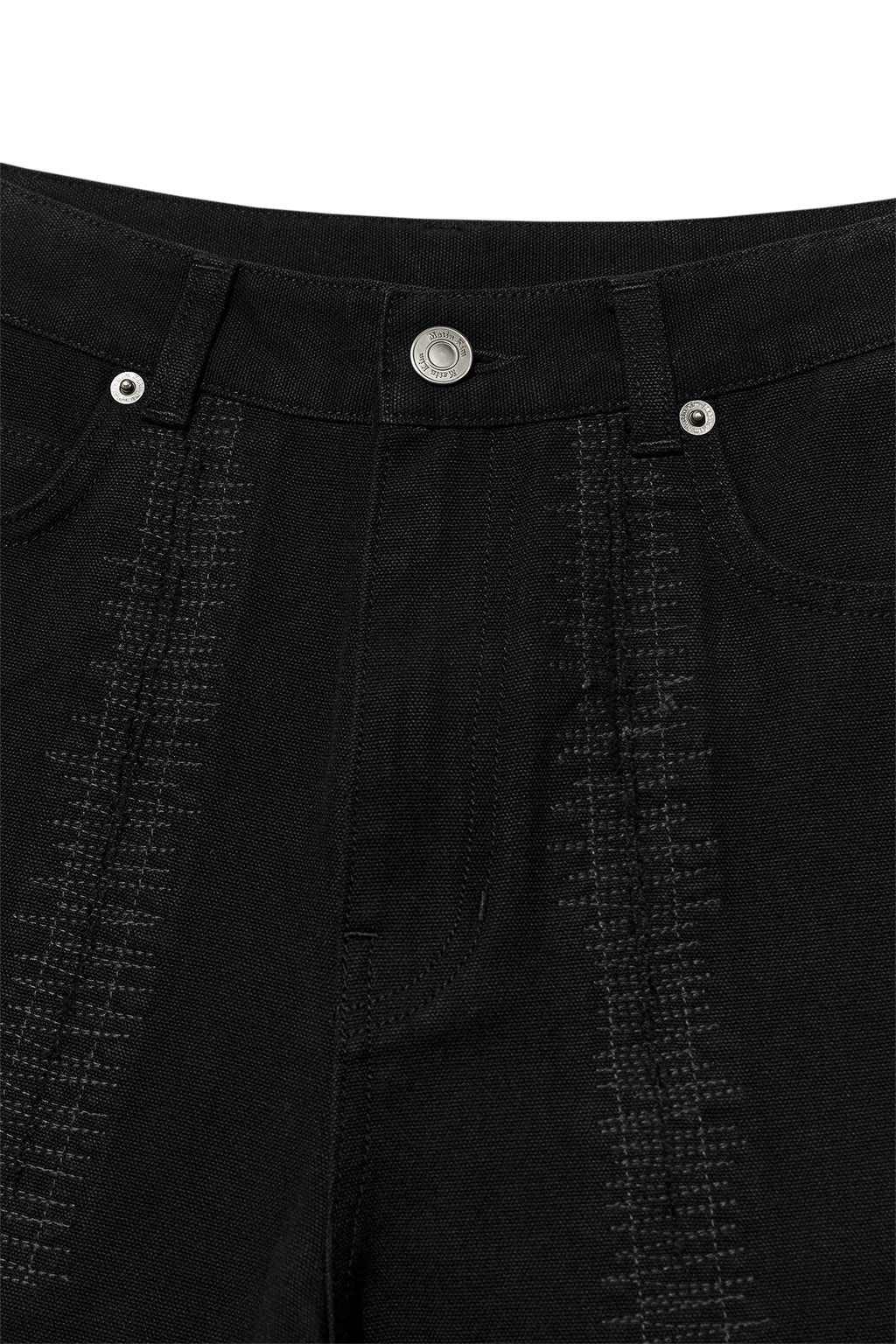 Matin Kim - Stitch Point Washed Cotton Pants (Black) product image 3 | TRAB K-Fashion Australia