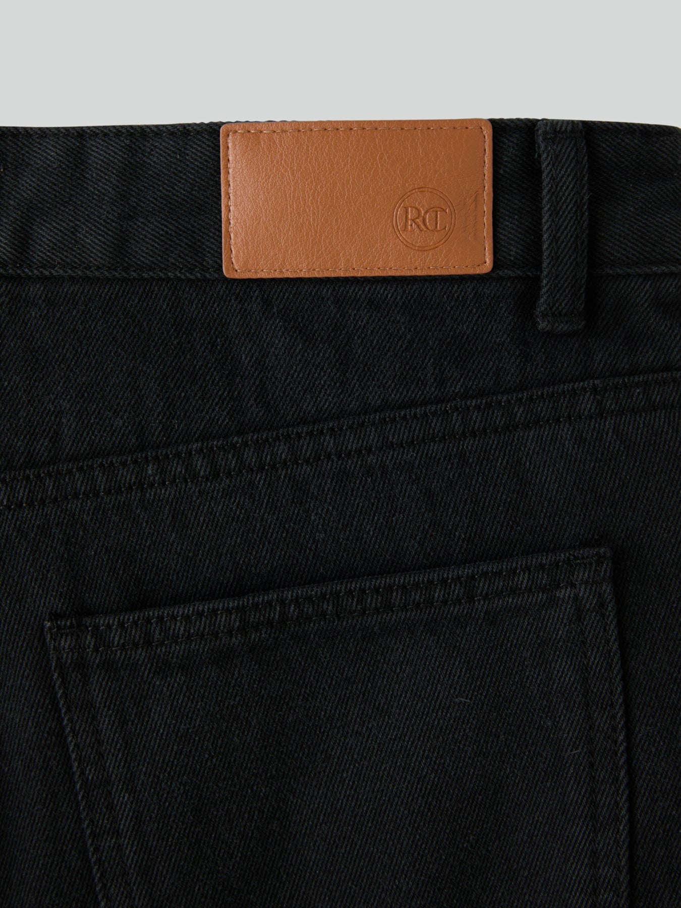 Recto - Loose Fit Denim Pants (Black) product image 14 | TRAB K-Fashion Australia