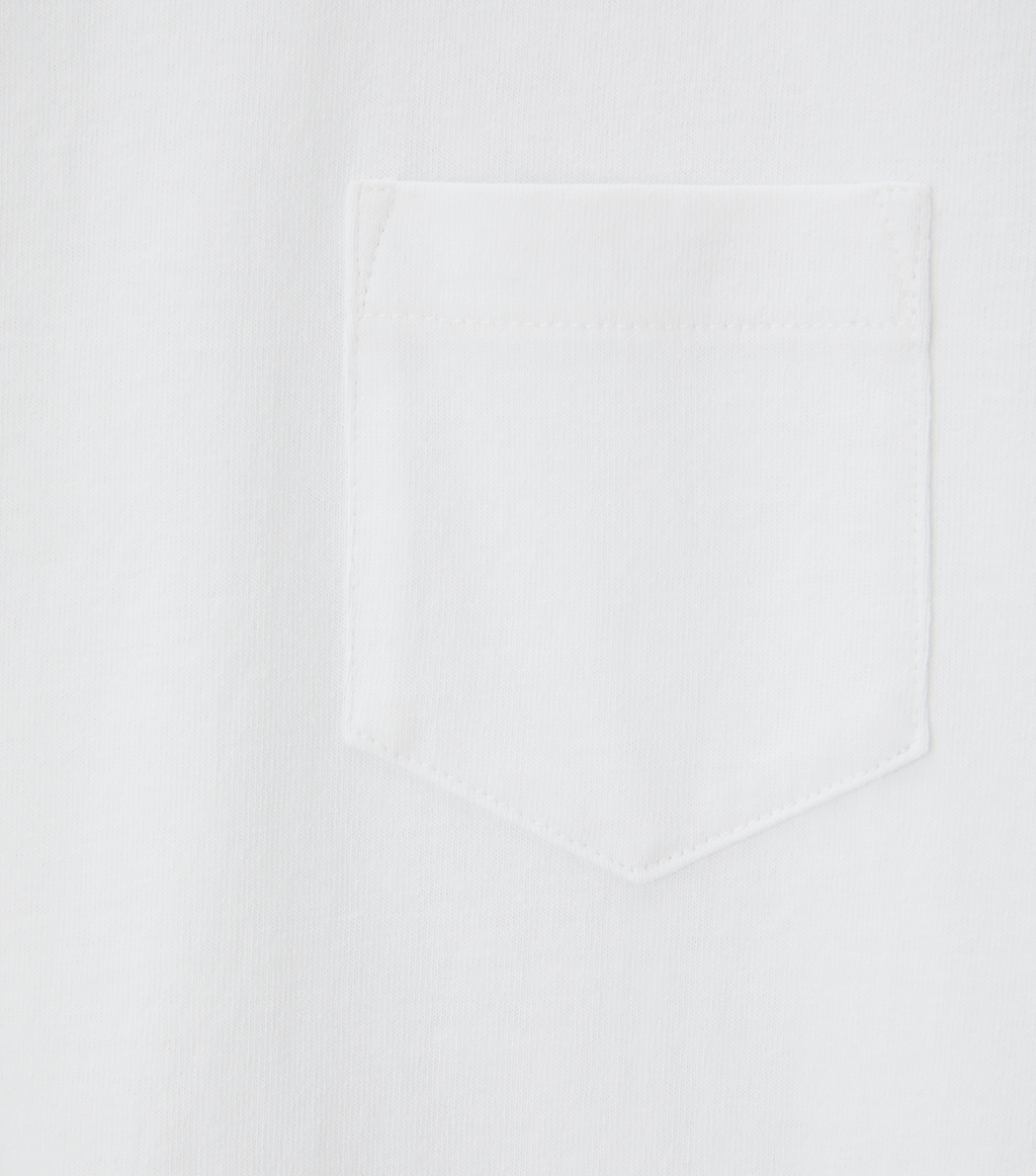 Llege - Back Logo Pocket T-Shirt (Off White) product image 4 | TRAB K-Fashion Australia