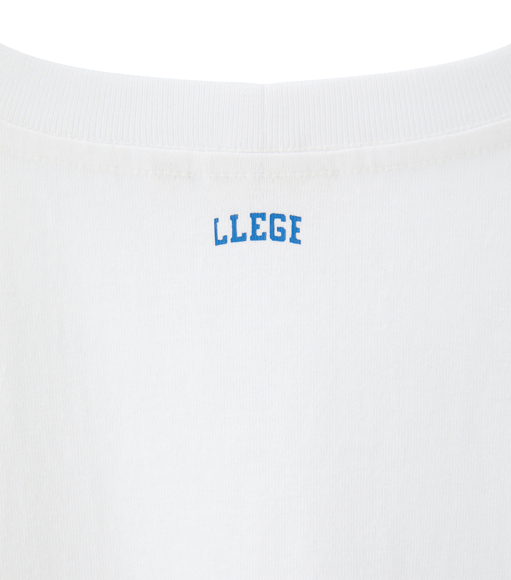 Llege - Back Logo Pocket T-Shirt (Off White) product image 3 | TRAB K-Fashion Australia
