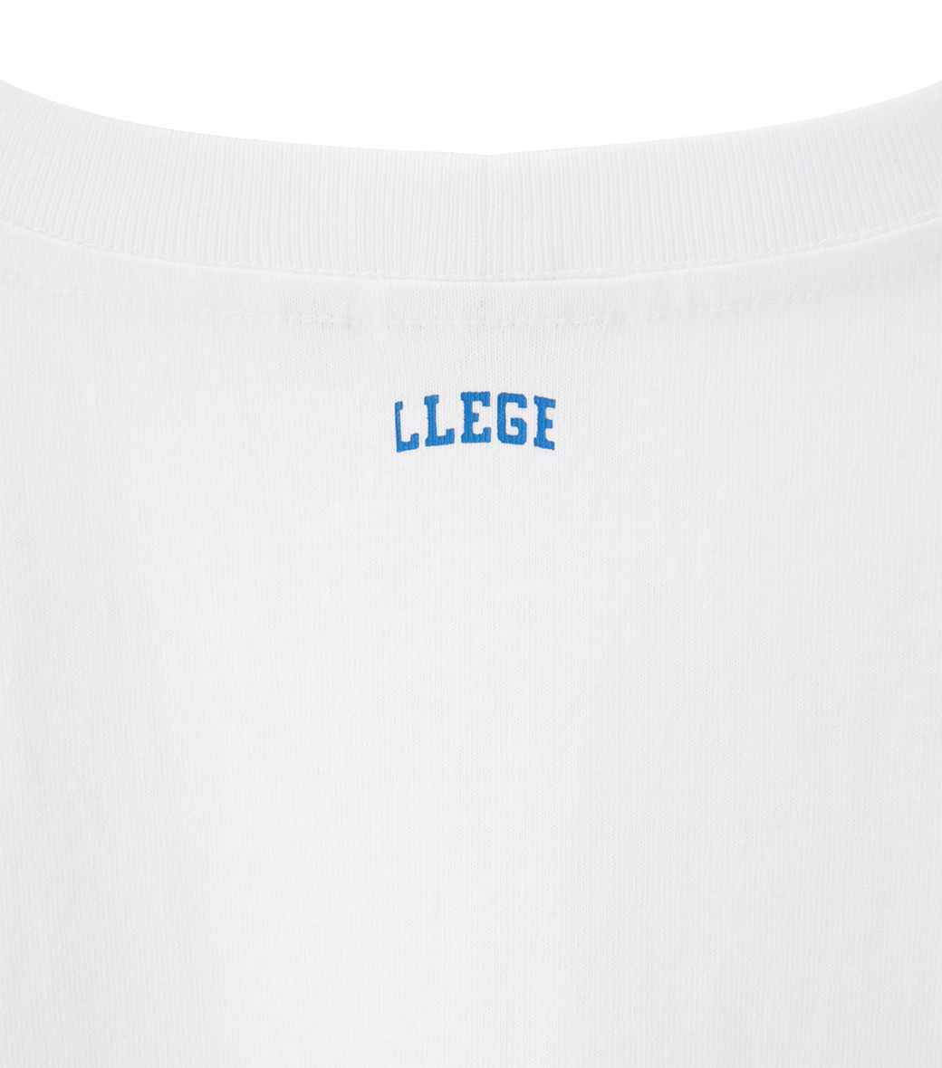 Llege - Back Logo Pocket T-Shirt (Off White) product image 3 | TRAB K-Fashion Australia