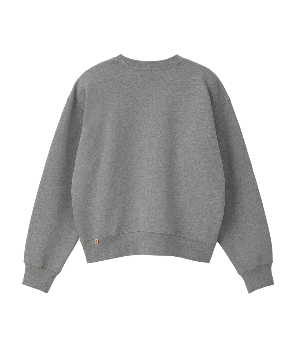 Llege - Jubangwol Heavy Cotton Sweatshirt (Grey) product image 2 | TRAB K-Fashion Australia