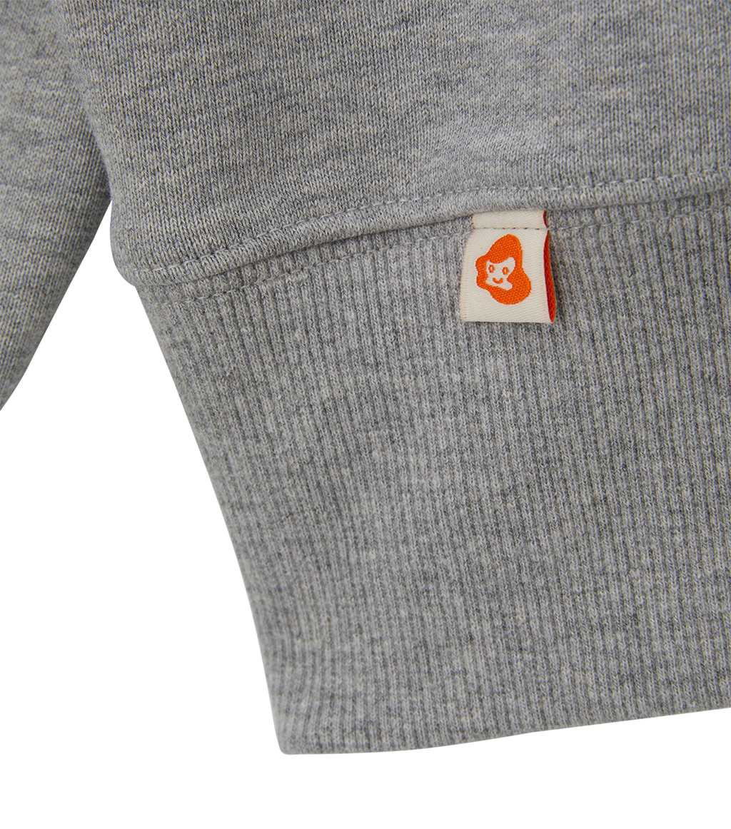 Llege - Jubangwol Heavy Cotton Sweatshirt (Grey) product image 4 | TRAB K-Fashion Australia