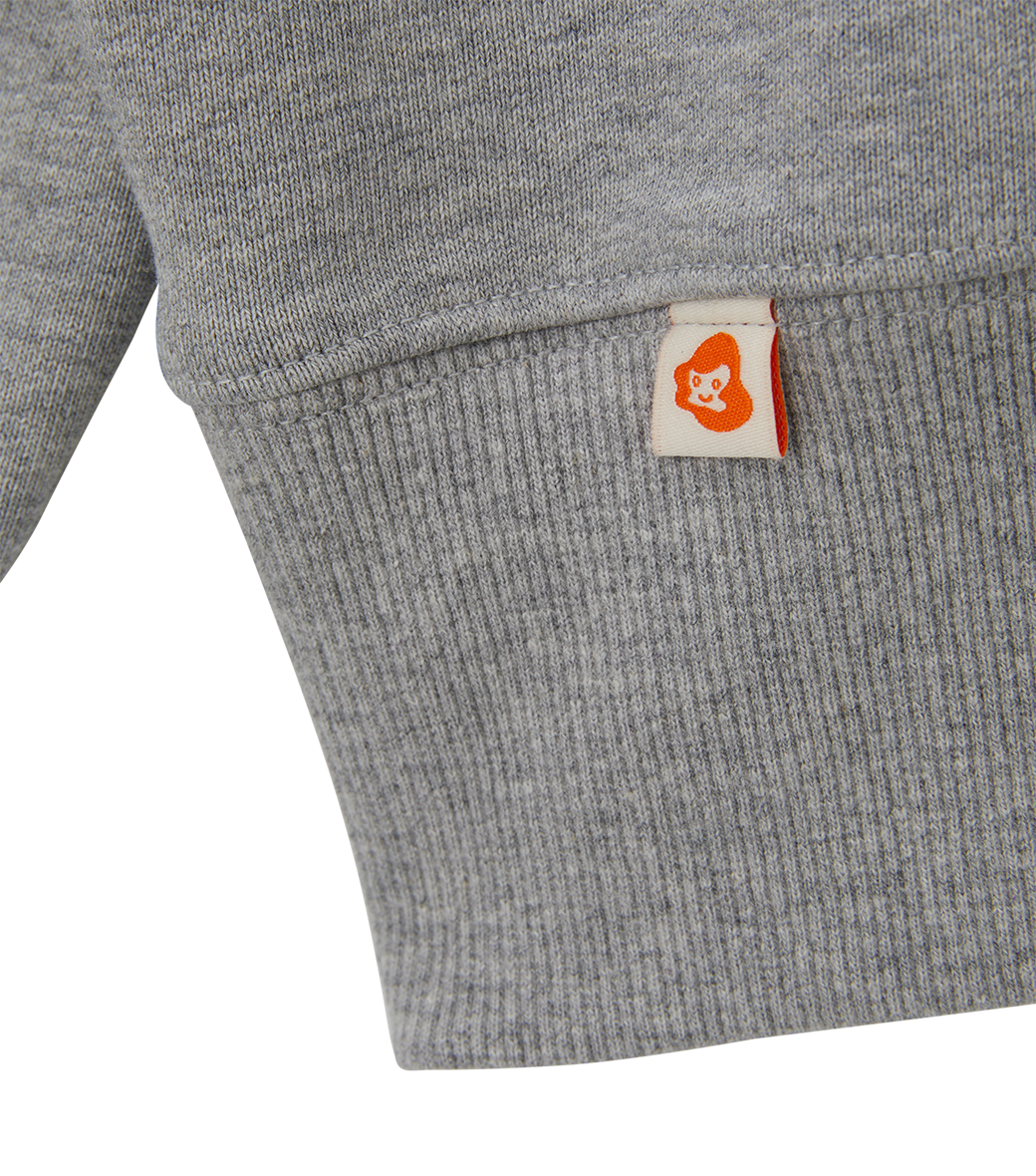 Llege - Jubangwol Heavy Cotton Sweatshirt (Grey) product image 4 | TRAB K-Fashion Australia