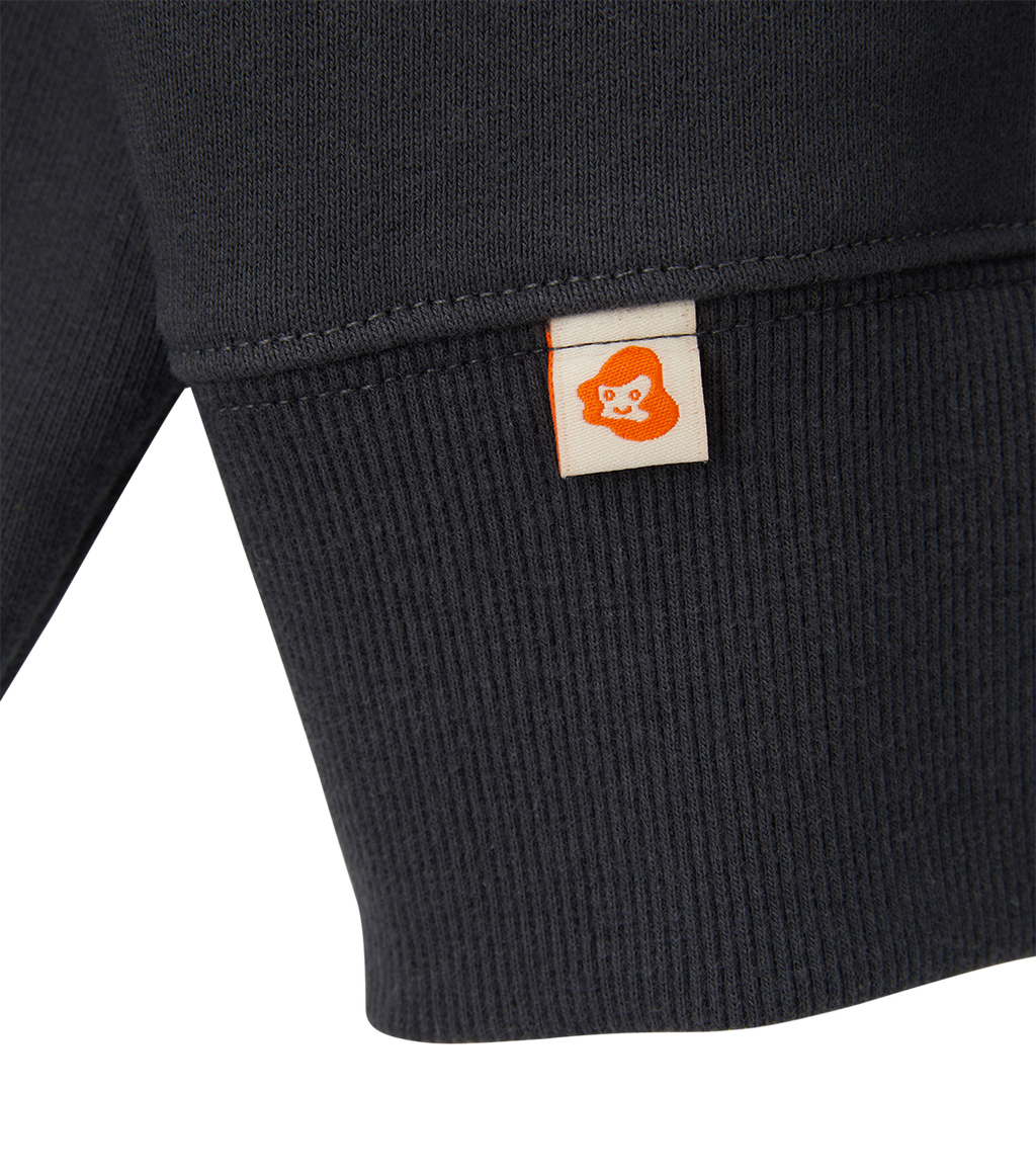 Llege - Jubangwol Heavy Cotton Sweatshirt (Bluish Charcoal) product image 4 | TRAB K-Fashion Australia