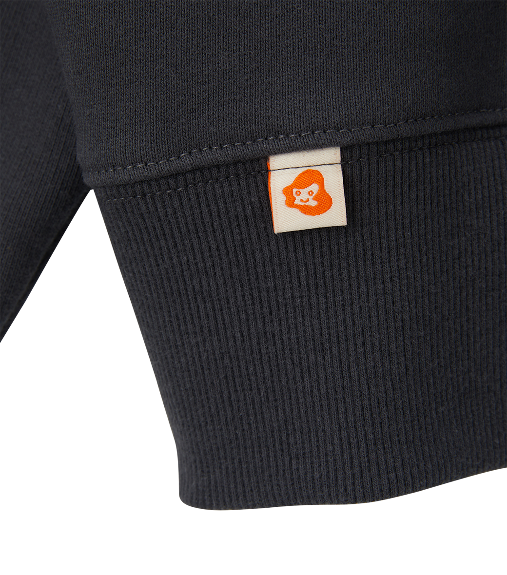Llege - Jubangwol Heavy Cotton Sweatshirt (Bluish Charcoal) product image 4 | TRAB K-Fashion Australia
