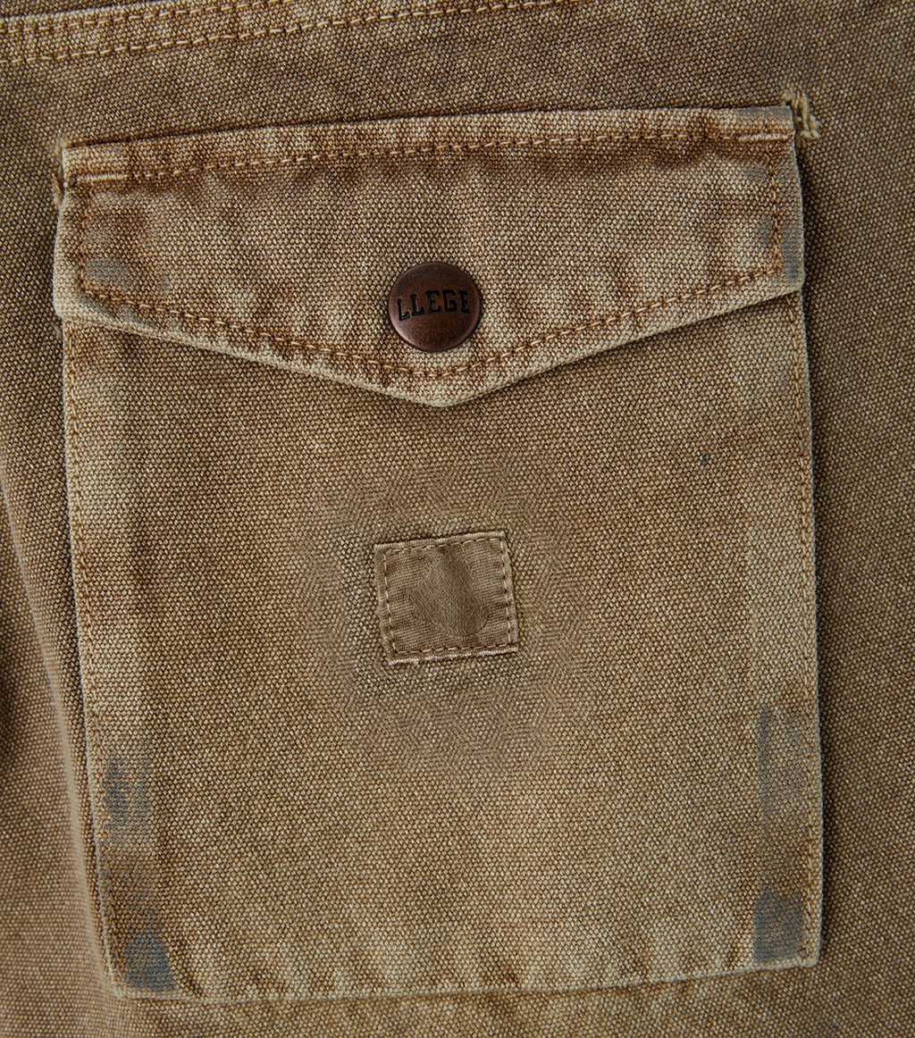 Llege - Pigment Dyed Flare Jeans (Beige) product image 5 | TRAB K-Fashion Australia