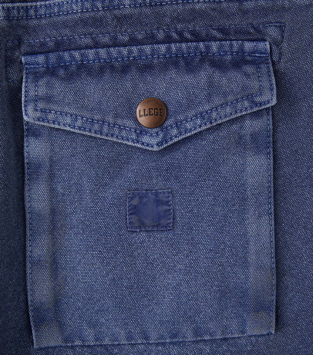 Llege - Pigment Dyed Flare Jeans (Blue) product image 5 | TRAB K-Fashion Australia