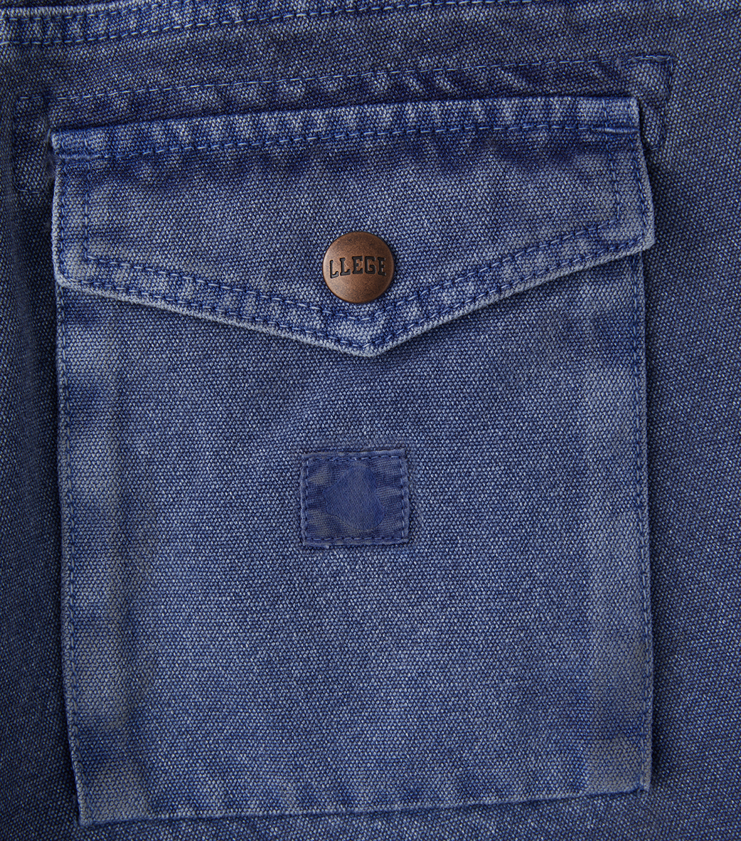 Llege - Pigment Dyed Flare Jeans (Blue) product image 5 | TRAB K-Fashion Australia