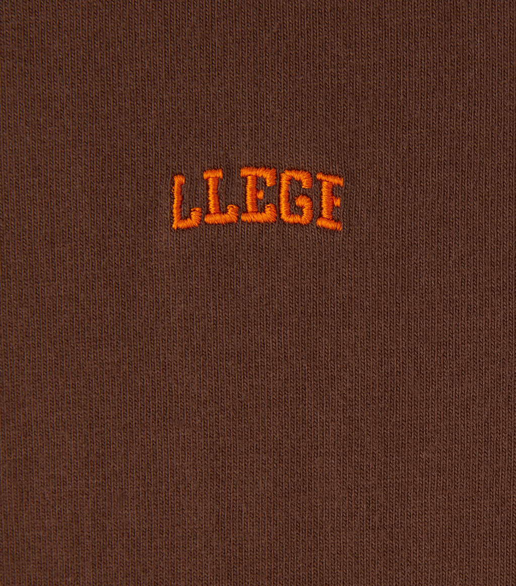 Llege - Llege Logo Long Sleeve T-Shirt (Brown) product image 3 | TRAB K-Fashion Australia