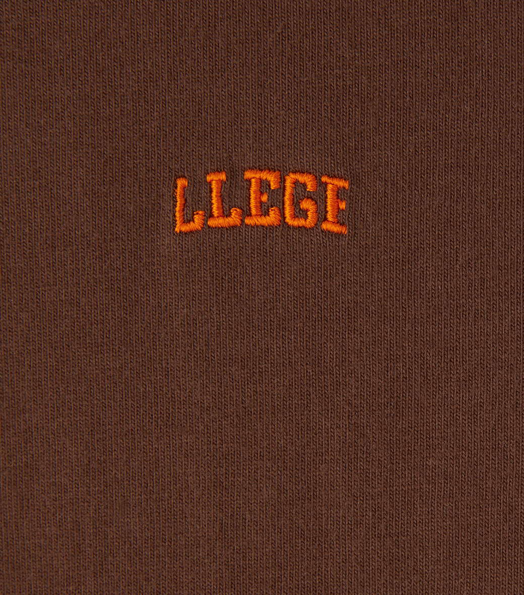 Llege - Llege Logo Long Sleeve T-Shirt (Brown) product image 3 | TRAB K-Fashion Australia