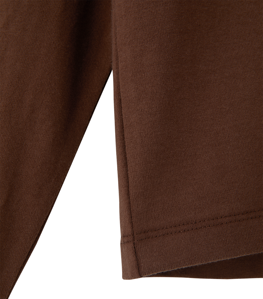 Llege - Llege Logo Long Sleeve T-Shirt (Brown) product image 4 | TRAB K-Fashion Australia