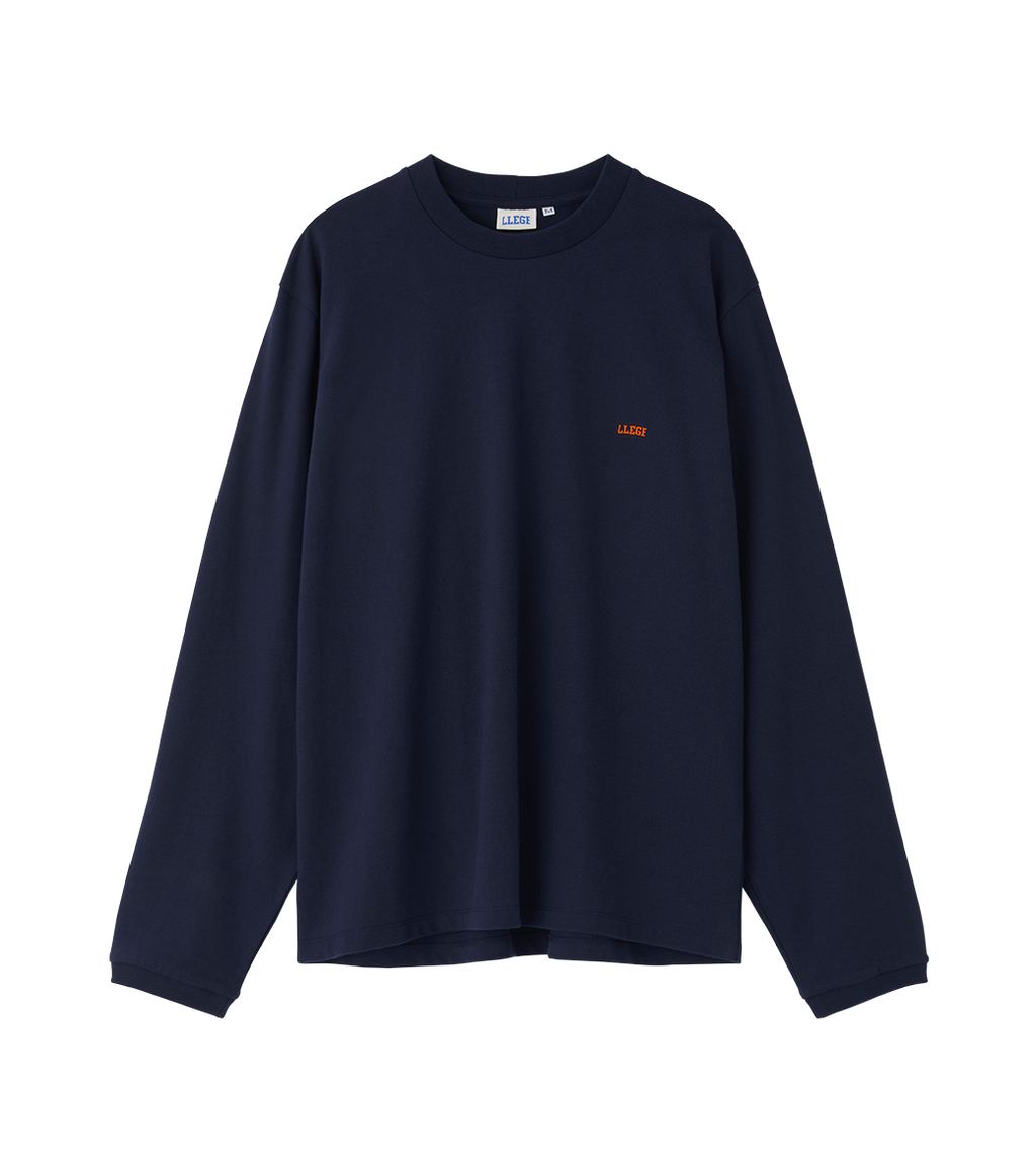 Llege - Llege Logo Long Sleeve T-Shirt (Navy) product image 1 | TRAB K-Fashion Australia