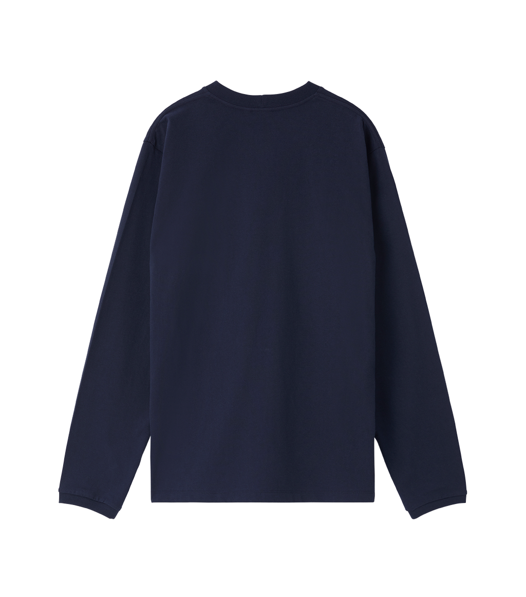 Llege - Llege Logo Long Sleeve T-Shirt (Navy) product image 2 | TRAB K-Fashion Australia