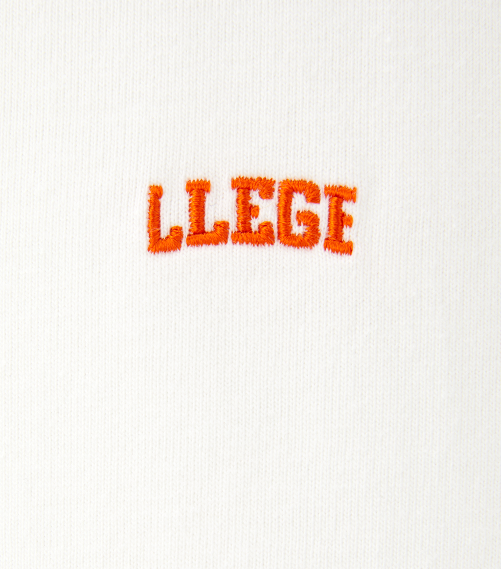 Llege - Llege Logo Long Sleeve T-Shirt (Off White) product image 3 | TRAB K-Fashion Australia