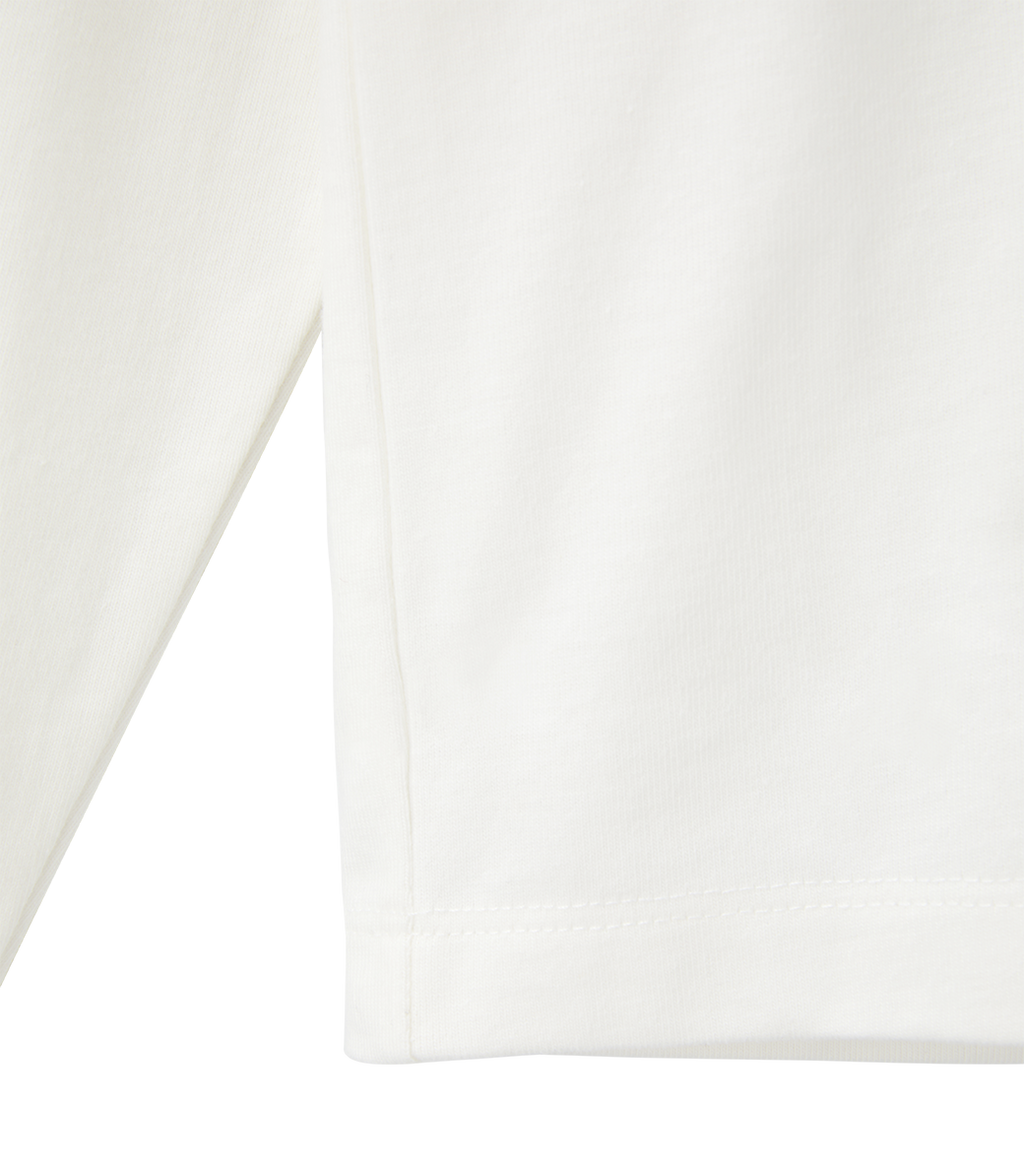 Llege - Llege Logo Long Sleeve T-Shirt (Off White) product image 4 | TRAB K-Fashion Australia