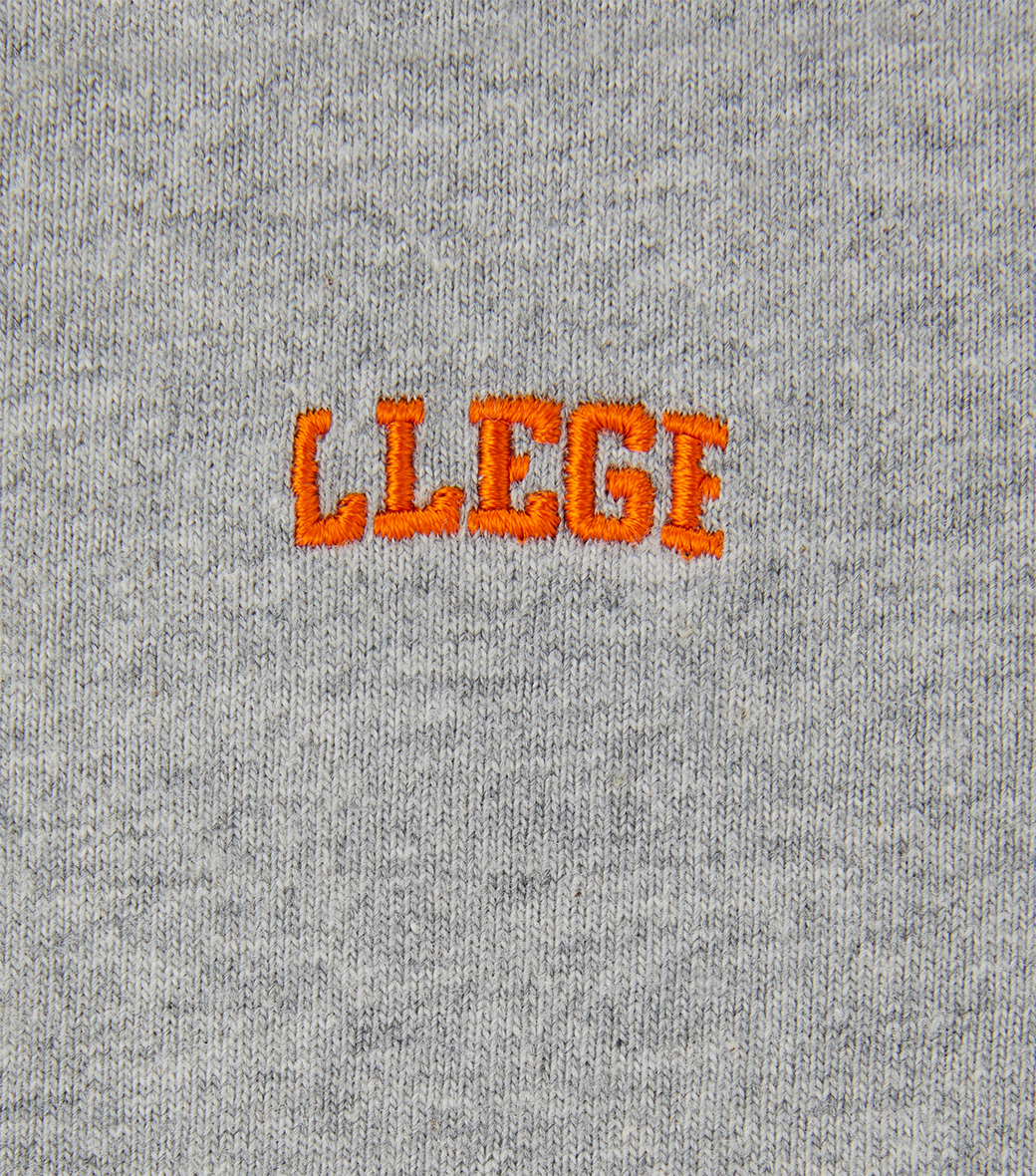 Llege - Llege Logo Long Sleeve T-Shirt (Melange Grey) product image 3 | TRAB K-Fashion Australia