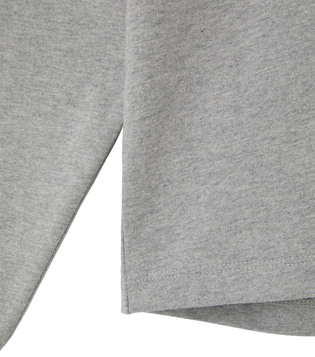 Llege - Llege Logo Long Sleeve T-Shirt (Melange Grey) product image 4 | TRAB K-Fashion Australia