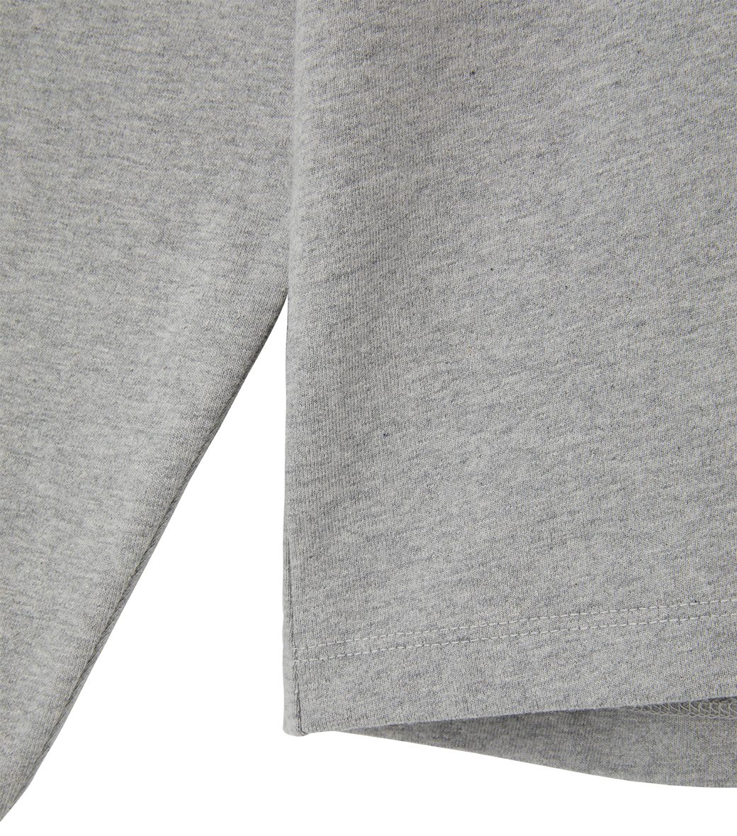 Llege - Llege Logo Long Sleeve T-Shirt (Melange Grey) product image 4 | TRAB K-Fashion Australia