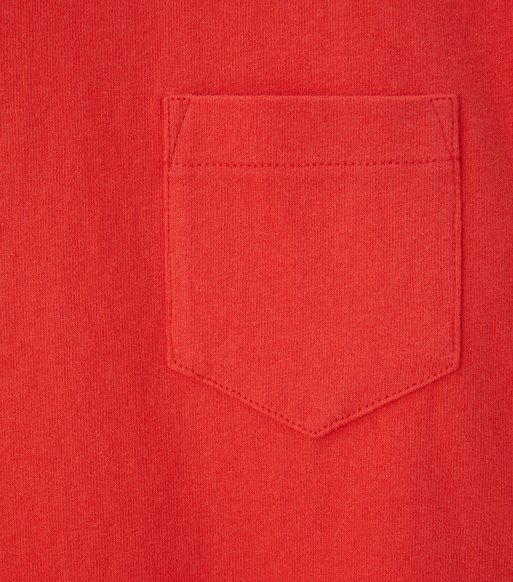 Llege - Back Logo Pocket T-Shirt (Red) product image 4 | TRAB K-Fashion Australia